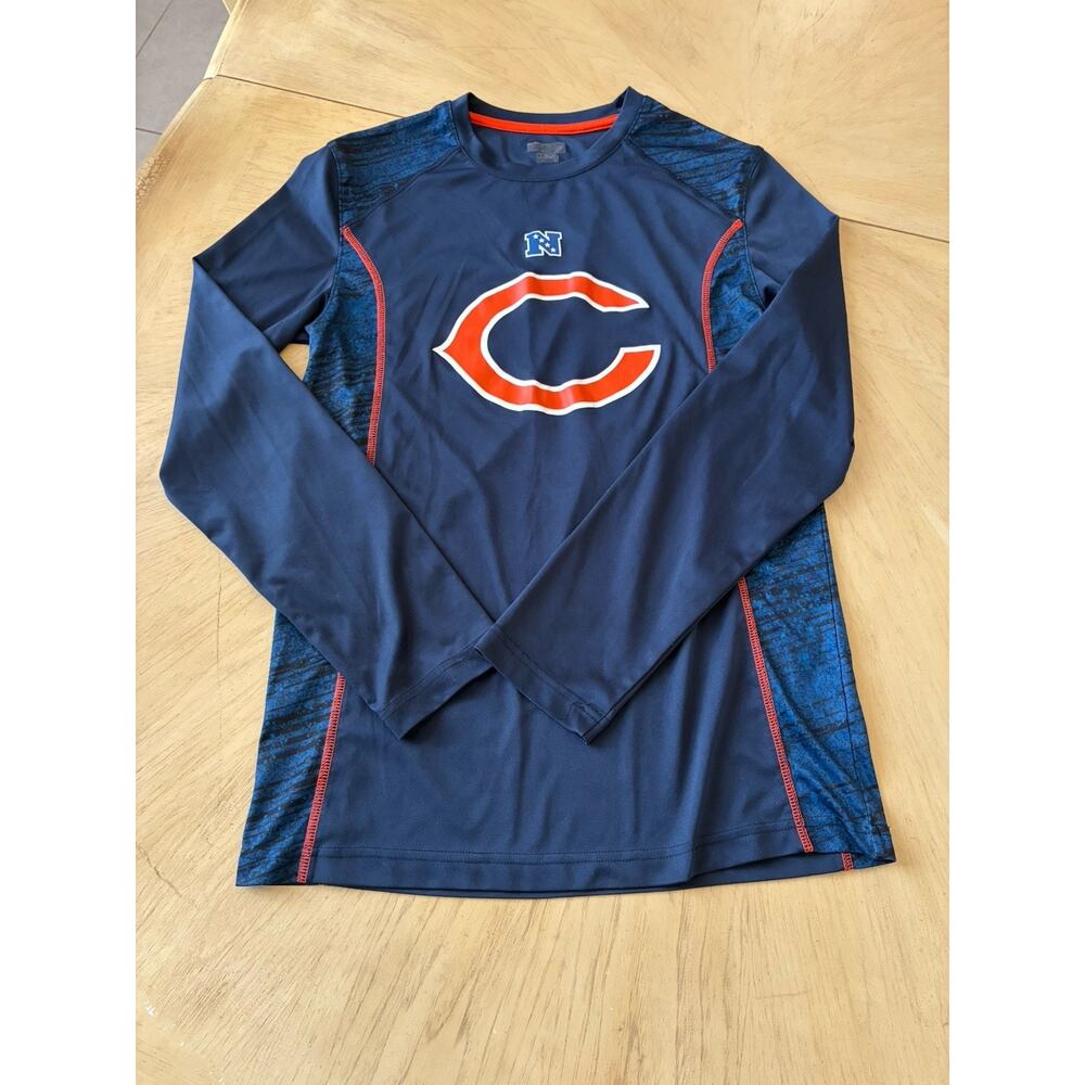 NFL Team Apparel Chicago Bears NFL Long Sleeve Mens S/M Football Camo Colorblock - Picture 3 of 16